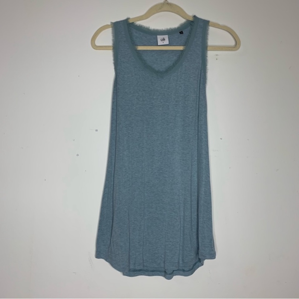 CAbi style 5197 blue Iris tank top S